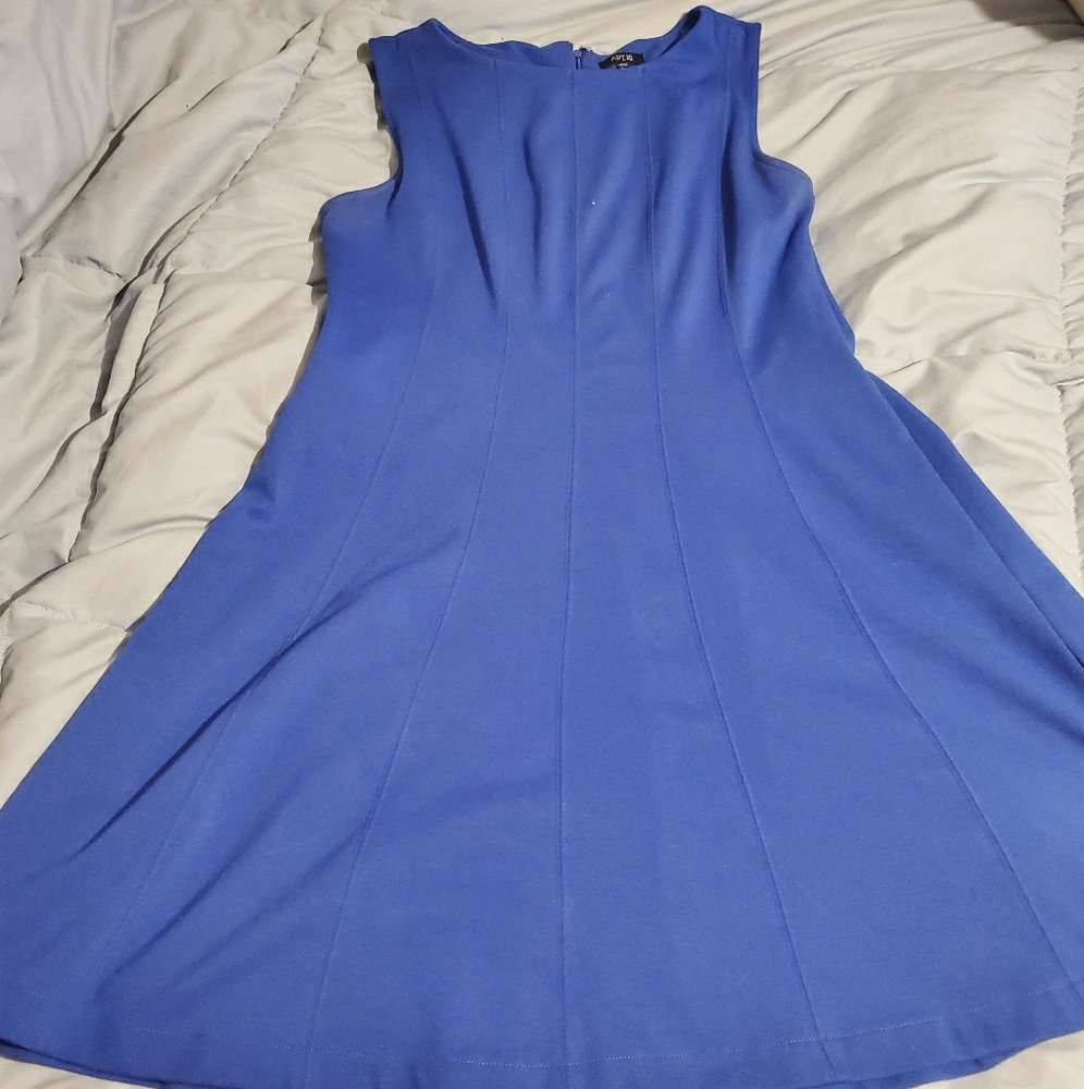 Apt. 9 Royal Blue Fit & Flare Dress